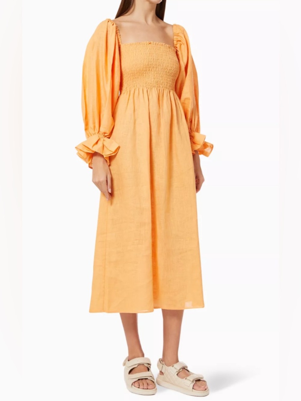 Sleeper Atlanta Linen Dress Size S
